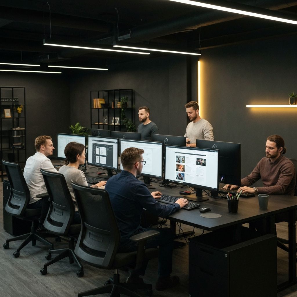 Equipo WebbCenter trabajando