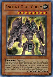 Ancient Gear Golem (V.1 - Ultra Rare)