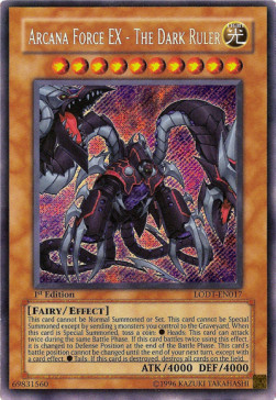 Arcana Force EX - The Dark Ruler (V.1 - Secret Rare)