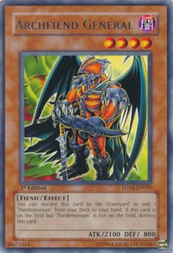 Archfiend General (V.1 - Rare)