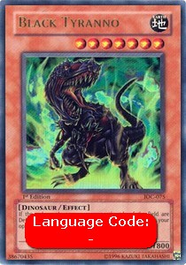 Black Tyranno (V.1 - Ultra Rare)