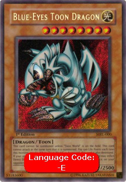 Blue-Eyes Toon Dragon (V.1 - Secret Rare)