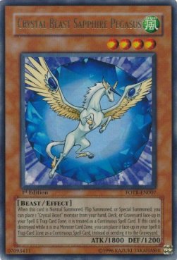 Crystal Beast Sapphire Pegasus (V.1 - Ultra Rare)