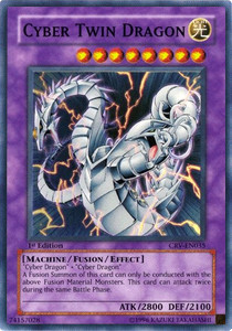 Cyber Twin Dragon (V.1 - Super Rare)