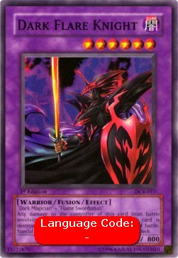 Dark Flare Knight (V.1 - Super Rare)