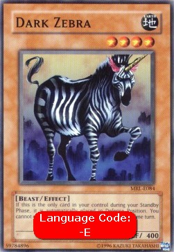 Dark Zebra (V.1 - Common)