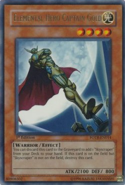 Elemental HERO Captain Gold (V.1 - Ultra Rare)