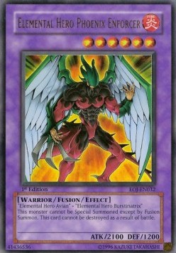 Elemental HERO Phoenix Enforcer (V.1 - Ultra Rare)