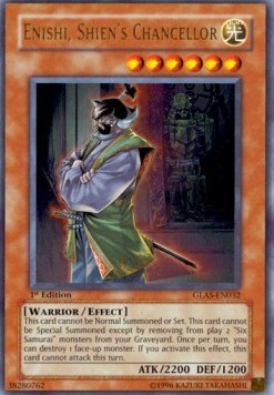 Enishi, Shien's Chancellor (V.1 - Ultra Rare)