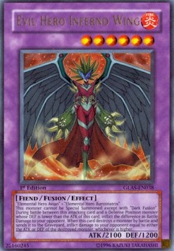 Evil HERO Inferno Wing (V.1 - Ultra Rare)