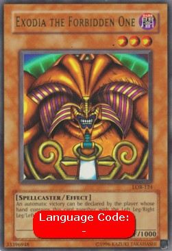 Exodia the Forbidden One (V.2 - Ultra Rare)