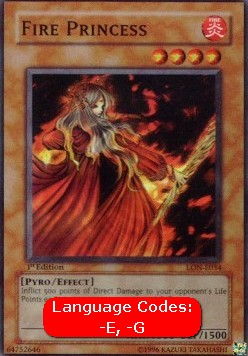 Fire Princess (V.1 - Super Rare)