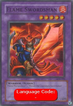 Flame Swordsman (V.2 - Super Rare)