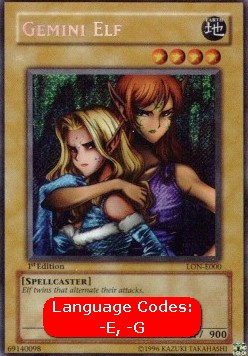 Gemini Elf (V.1 - Secret Rare)