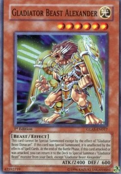 Gladiator Beast Alexander (V.1 - Super Rare)