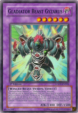 Gladiator Beast Gyzarus (V.1 - Super Rare)