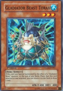 Gladiator Beast Torax (V.1 - Super Rare)