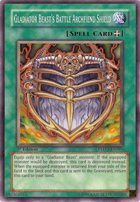 Gladiator Beast's Battle Archfiend Shield