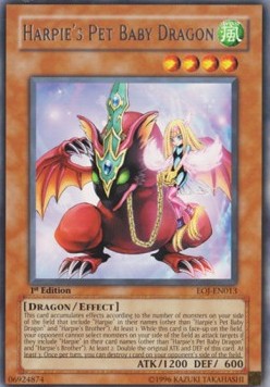 Harpie's Pet Baby Dragon (V.1 - Rare)