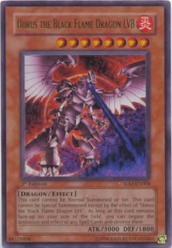 Horus the Black Flame Dragon LV8 (V.1 - Ultra Rare)