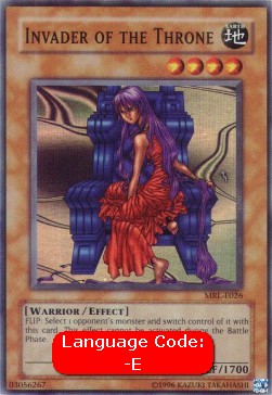 Invader of the Throne (V.1 - Super Rare)