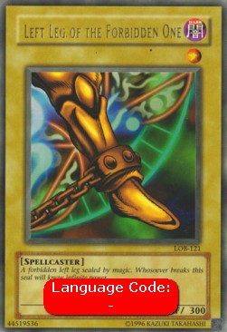 Left Leg of the Forbidden One (V.2 - Ultra Rare)