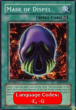 Mask of Dispel (V.1 - Super Rare)