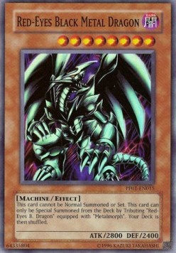 Red-Eyes Black Metal Dragon (V.1 - Super Rare)