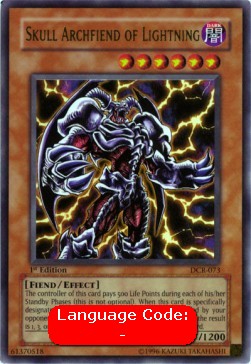 Skull Archfiend of Lightning (V.1 - Ultra Rare)