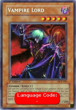 Vampire Lord (V.1 - Secret Rare)