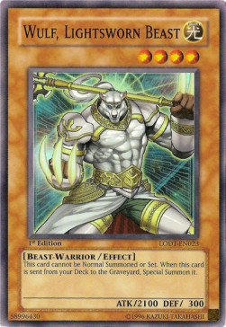 Wulf, Lightsworn Beast (V.1 - Super Rare)