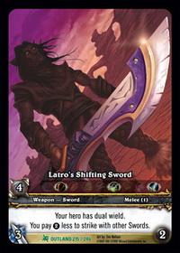 Latro's Shifting Sword