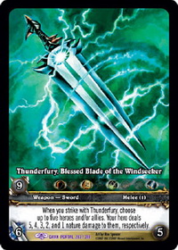 Thunderfury, Blessed Blade of the Windseeker