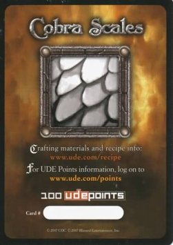 Crafting Material Cards