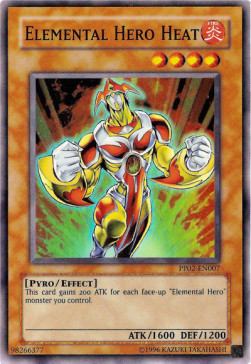 Elemental HERO Heat (V.1 - Super Rare)