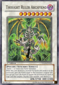 Thought Ruler Archfiend (V.1 - Ultra Rare)