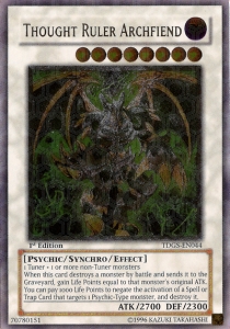 Thought Ruler Archfiend (V.2 - Ultimate Rare)