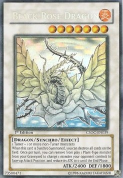 Black Rose Dragon (V.6 - Ghost Rare)