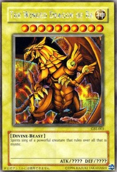 The Winged Dragon of Ra (V.1 - Secret Rare)