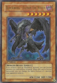 Blackwing - Elphin the Raven (V.1 - Ultra Rare)