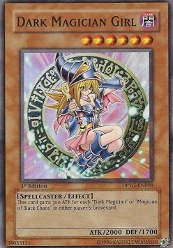 Dark Magician Girl (V.1 - Super Rare)