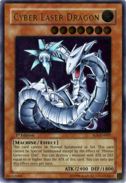 Cyber Laser Dragon (V.2 - Ultimate Rare)