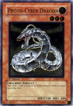 Proto-Cyber Dragon (V.2 - Ultimate Rare)