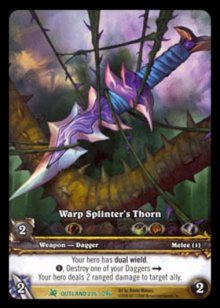 Warp Splinter's Thorn