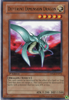 Different Dimension Dragon (V.1 - Rare)