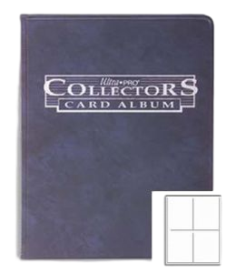 Ultra Pro Collectors Portfolio - 4-Pocket Navy