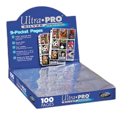 100 Ultra Pro SILVER Nine Pocket Pages