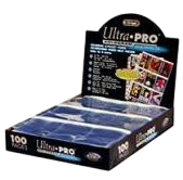 100 Ultra Pro PLATINUM Nine Pocket Pages with Write-on Strip