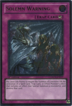 Solemn Warning (V.2 - Ultimate Rare)