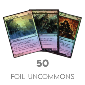 50 random FOIL Uncommons